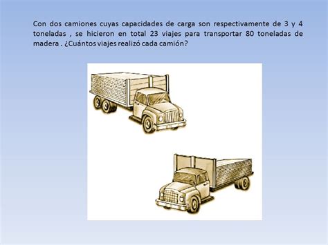 Dos Camiones Cuya Capacidad De Carga Son 3 Y 4 Prodesma