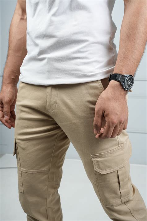 Essentials Cargo Pants Beige