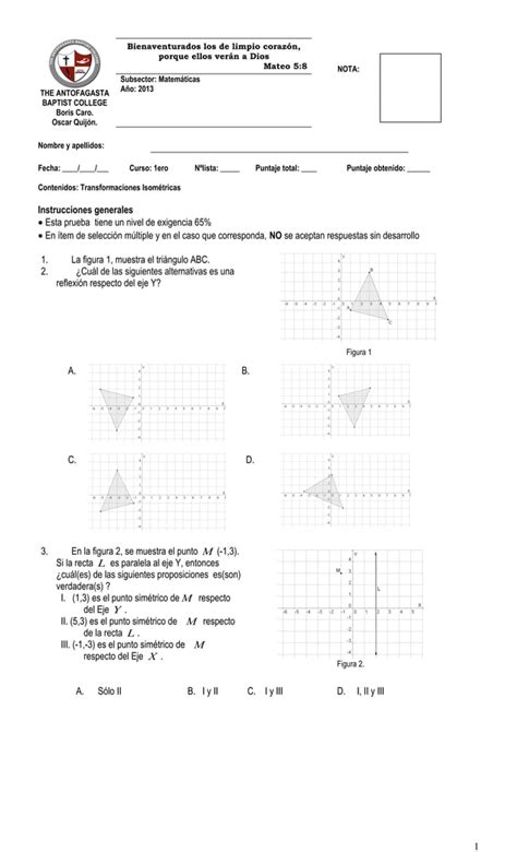 Eval De Transformaciones Isometricas A PDF