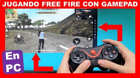 Como Jugar Free Fire Con Gamepad En Pc Youtube