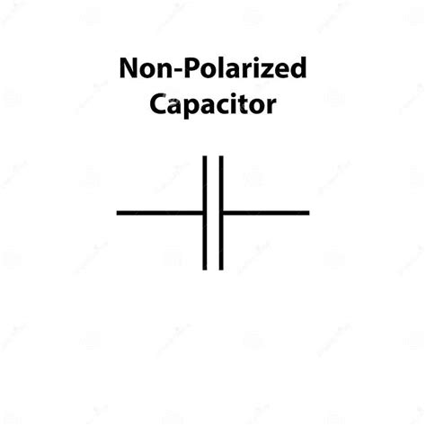 Polarized Capacitor Electronic Symbol Illustration Of Basic Circuit