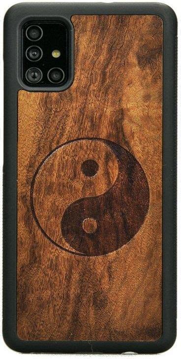 Forestzone Drewniane Etui Samsung Galaxy S10 Lite Ying Yang Imbuia