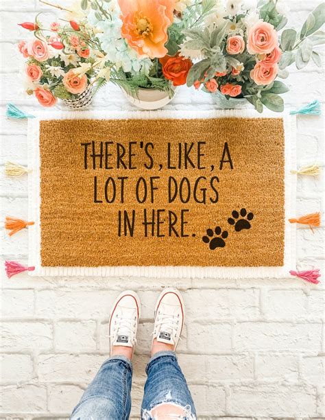 Like A Lot of Dogs Doormat / Funny Doormat / Cute Welcome Mat | Etsy