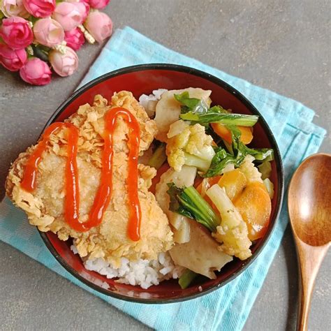 Resep Capcay Rice Bowl Sederhana Rumahan Di Yummy App