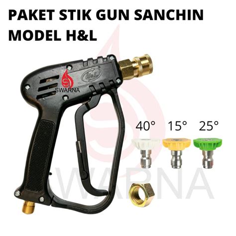 Jual Paket Stik Gun Modif Merk HL Nozzle Tip Spray Untuk STEAM SANCHIN