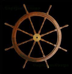 Nautical Teak Ship S Steering Wheels Ideas Nautical Decor Ship