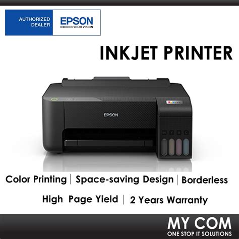 Epson Ecotank L1210 A4 Color Print 4r Borderless Ink Tank Printer With Spill Free Refilling