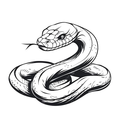 Simple Snake Outline Drawing, Snake, Outline, Png PNG Transparent Image ...