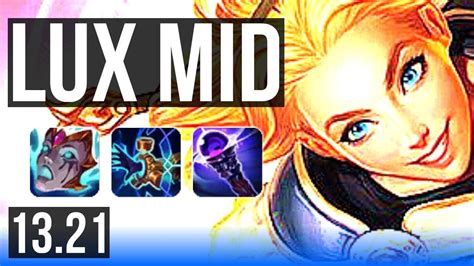 LUX Vs SWAIN MID 2 5M Mastery 15 4 28 600 Games Dominating NA