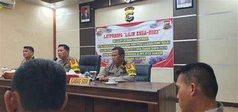 Pimpin Latihan Pra Operasi Lilin Anoa 2023 Ini Penekanan Wakapolres