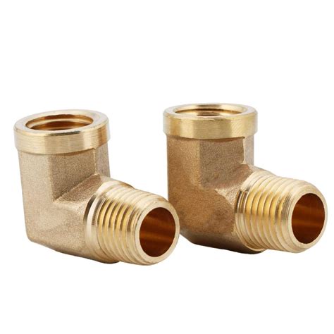 U S Solid Pcs Degree Barstock Street Elbow Brass Pipe Fitting Npt