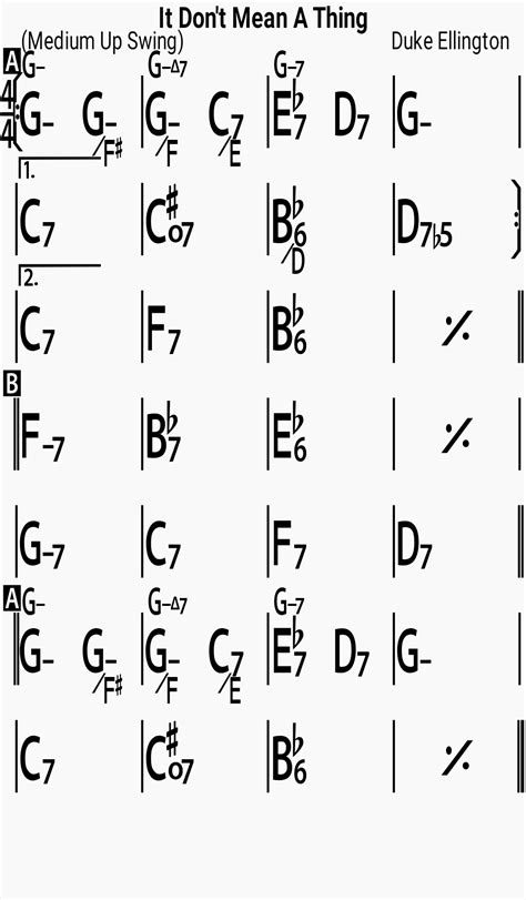 Jazz Standard Repertoire - It Don't Mean A Thing