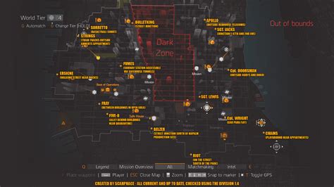 30 The Division Boss Map Maps Database Source