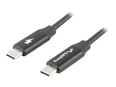 Lanberg USB C USB C kábel 1 8m CA CMCM 40CU 0018 BK