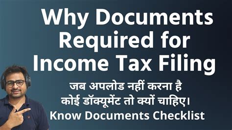 Documents Required For Income Tax Return Filing Why Documents