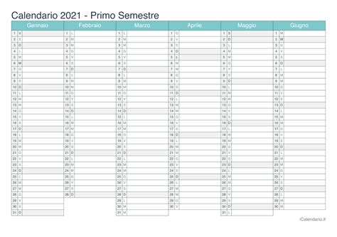 Calendario 2021 Da Stampare Icalendarioit