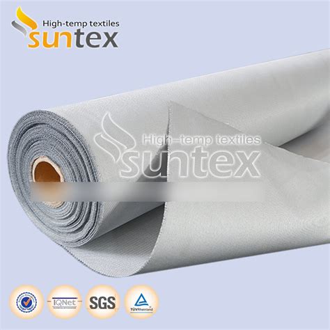 Fire Retardant PU Coated Waterproofing Fiberglass Cloth Fire Resistant