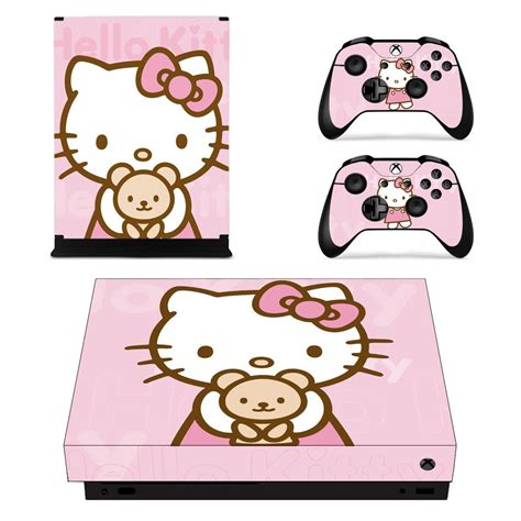 Hello Kitty Decal Skin Sticker For Xbox One X and Controllers ...