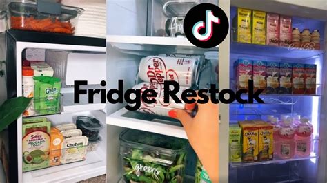 Fridge Restock Asmr Tiktok Compilation Youtube