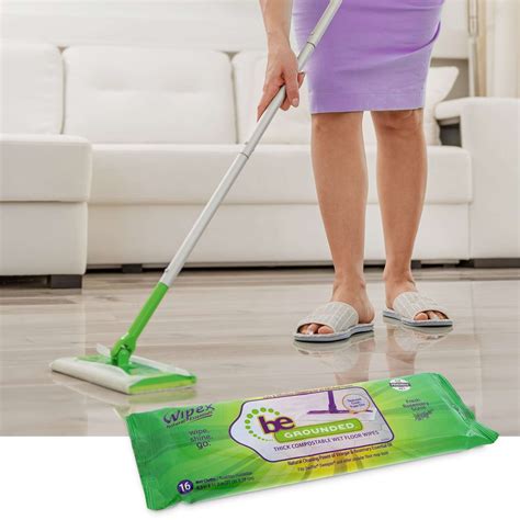 Wipex Be Grounded Natural Floor Wipes Rosemary Scent