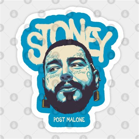 Post Malone - Post Malone Vector Cartoon - Sticker | TeePublic