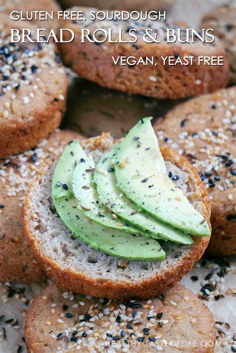 Gluten Free Sourdough Buns (No Egg, Vegan) | Healthy Taste Of Life