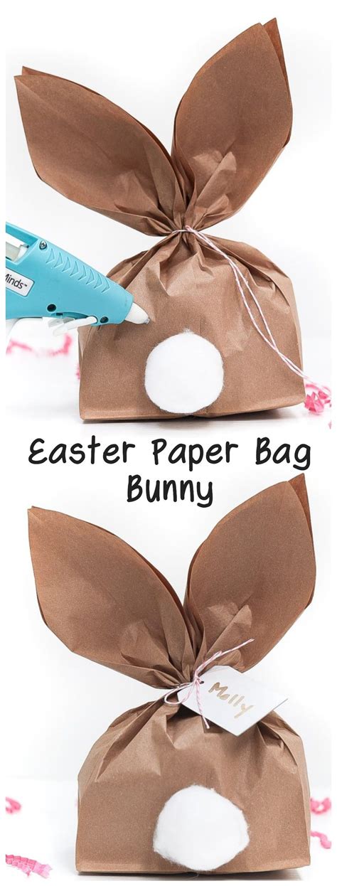 Paper Bag Bunny For Easter It All Started With Paint In 2021 Paper Bunny Ears Easter Event