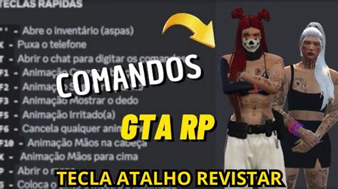 Como Colocar Tecla De Atalho Para O Comando Revistar No Gta Rp Gta