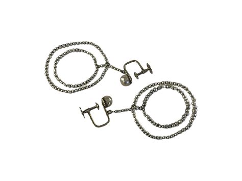 Paire De Boucles D Oreilles Perles Fines Fr