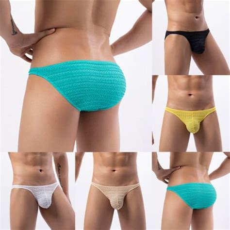 Hommes Sexy Bikini G String Mini String Taille Basse Respirant Sous