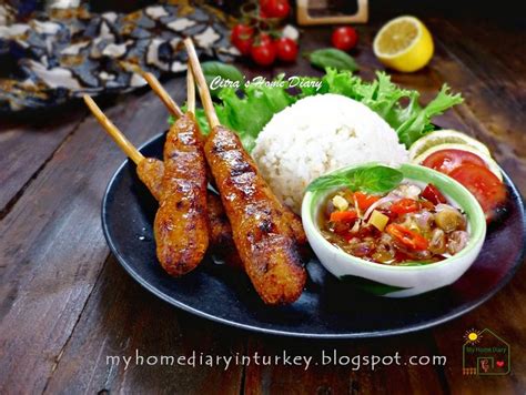 Citras Home Diary Balinese Satay Lilit With Sambal Matah Raw