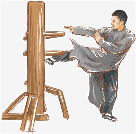 Martial Arts Dummy Wing Chun Martial Arts Kung Fu Martial Arts