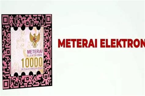 Simak Cara Beli Dan Pembubuhan Materai Elektronik E Meterai Dokumen