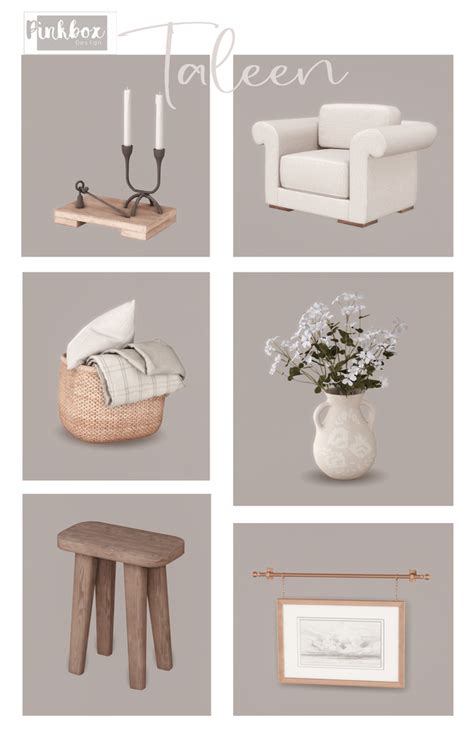 Taleen Pinkbox AnYe In 2024 Sims 4 Cc Furniture Living Rooms Sims