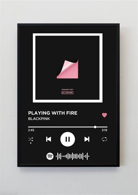 Playing With Fire Blackpink Girls Generation Song Lyric Posters