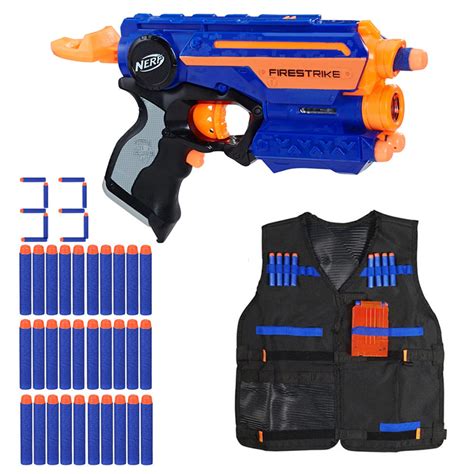 Zestaw Pistolet Nerf N Strike Elite Firestrike 53378 Kamizelka 30