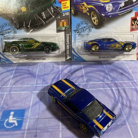 1965 Mustang Fastback Hot Wheels Lot Of 3 68 Shelby GT500 2005 Mustang EBay