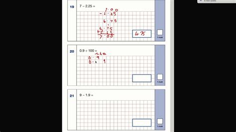 2019 Year 6 Sats Maths Arithmetic Paper 1 Walkthrough Guide Youtube