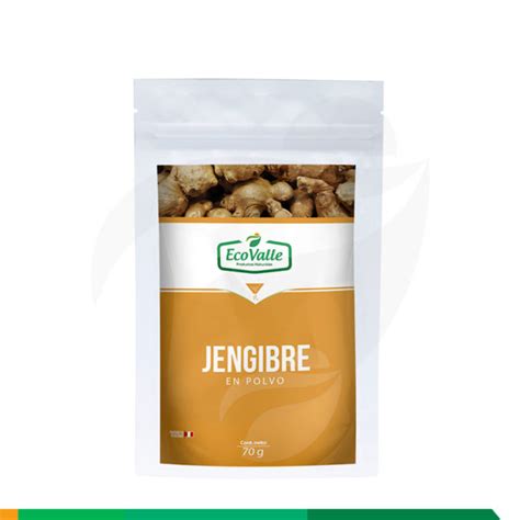 Ecovalle Jengibre En Polvo Bolsa X 70g Payji Perú