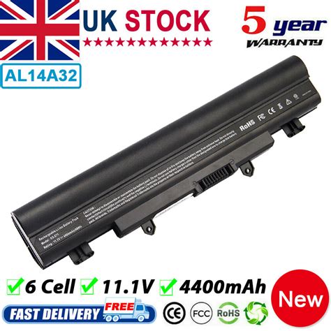 Al14a32 Battery For Acer Aspire E14 E15 E5 511 E1 571 E5 471 E5 521 E5