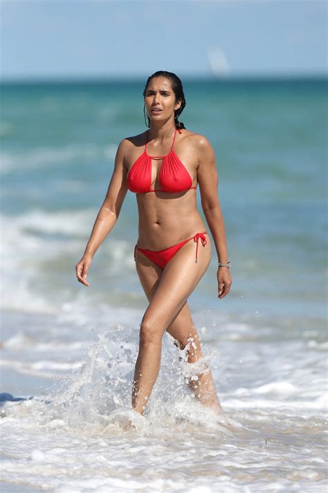 Padma Lakshmi The Fappening Sexy Red Bikini The Fappening