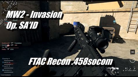 Call Of Duty Modern Warfare Invasion Sa Id Ftac Recon Rifle