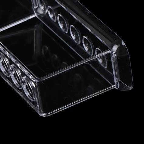 Plastic Clear Test Tube Rack 6 Holes Stand Lab Test Tube Stand Shelf