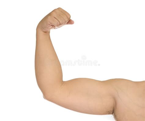 Strong Man Arm Isolated Stock Image Image Of Closeup