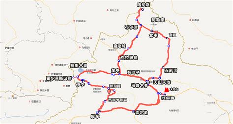 新疆自驾游经典线路图，新疆自驾线路推荐 马蜂窝