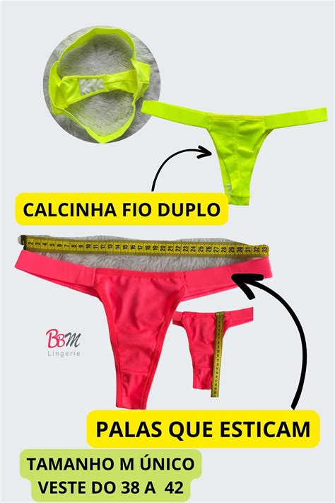 Calcinhas Fio Dental Duplo Sexy Duda Bbm Lingerie Lingerie Direto