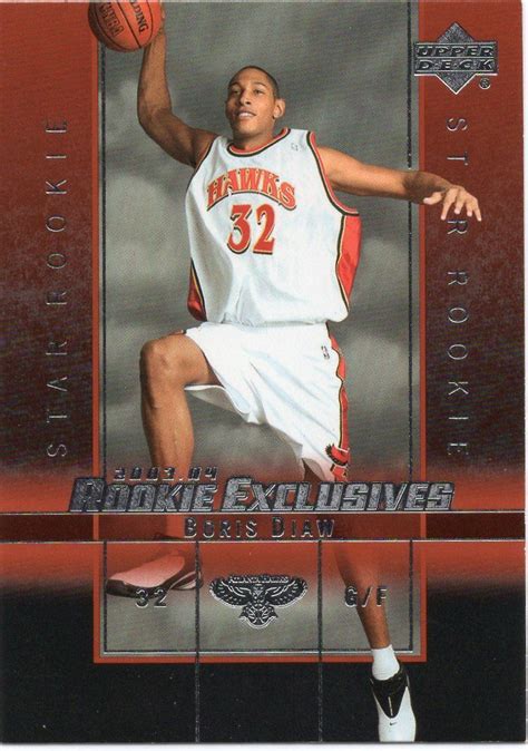 2003 04 Upper Deck Rookie Exclusives 17 Boris Diaw RC EBay