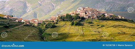 Castelluccio Di Norcia (Umbria Italy) Stock Photo - Image of blooming, hill: 76238738