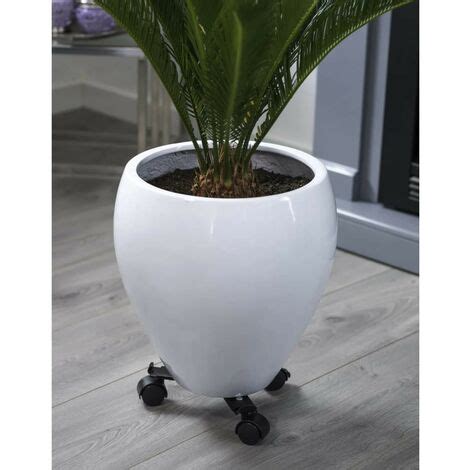 Nature Chariot Plantes R Glable 3 Bras Noir M Tal