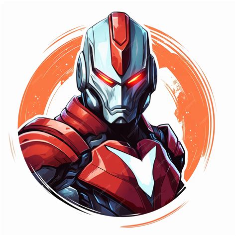 Premium Photo | Ultraman illustration logo isolated background